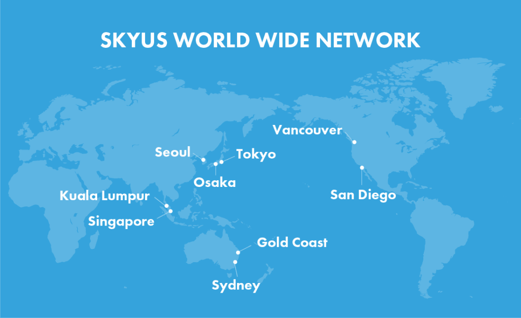 SKYUS 拠点マップ